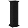vidaXL Displayst&auml;ll Svart Ek 31 x 30 x 90 cm Konstruerat tr&auml;