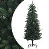 vidaXL Artificial Hinged Christmas Tree 120 cm PE och PVC Gr&ouml;n