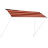 vidaXL Markis 400x150 cm orange och brun