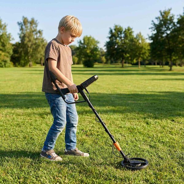 vidaXL Metalldetektor med LCD-sk&auml;rm 3 modeller 19 cm spole Svart