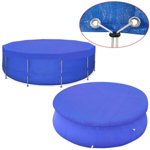 vidaXL Pool&ouml;verdrag PE runt 460 cm 90 g/m&sup2;