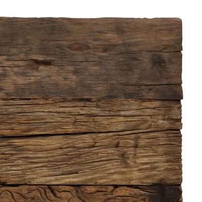 vidaXL Matbord återvunnet trä och stål 118x55x76 cm