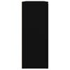 vidaXL Skänk svart 91x29,5x75 cm konstruerat trä