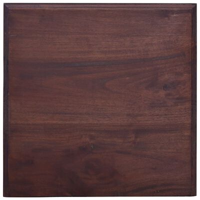 vidaXL Sängbord klassisk brun massiv mahogny