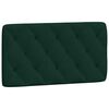 vidaXL Bed Frame without Mattress Dark Green 100x200 cm Velvet
