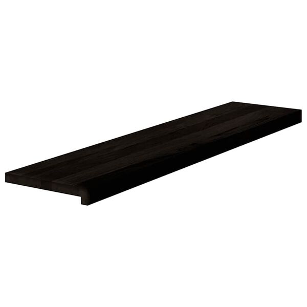 vidaXL Trappstegsmattor 16 pcs m&ouml;rkbrun 110x30x2 cm massiv ek