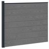 vidaXL St&auml;ngselpanel WPC och aluminium Gr&aring;