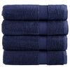 vidaXL Premium badhanddukar SOLUND 4st marinbl&aring; 100x150cm 600gsm