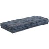 vidaXL Modulär soffa Indigo Tryck 70 x 70 x 36 cm tyg
