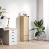 vidaXL Highboard sonoma ek 29,5x34x119,5 cm konstruerat tr&auml;