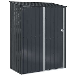 vidaXL Tr&auml;dg&aring;rdsskjul Antracit 153,5 x 86 x 200 cm Metall