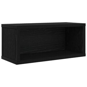 vidaXL CD-lagringsst&auml;ll Svart ek 40 x 17 x 17 cm Konstruerat tr&auml;