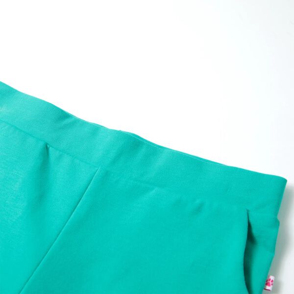 Byxor med vida ben för barn mintgrön 140