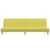vidaXL B&auml;ddsoffa 2-sits gr&ouml;n tyg