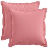 vidaXL Kudde med kudde HOUTEN 2 st Rosa Faux Linne