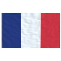 vidaXL Frankrikes flagga 90x150 cm