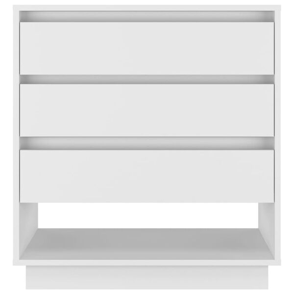 vidaXL Skänk vit 70x41x75 cm konstruerat trä