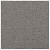 vidaXL V&auml;ggs&auml;nggavel 12 pcs Ljusgr&aring; 30 x 30 cm tyg