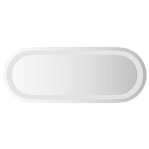 vidaXL Badrumsspegel LED 50x20 cm oval