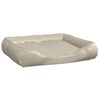 vidaXL Hundb&auml;dd beige 80x68x23 cm konstl&auml;der