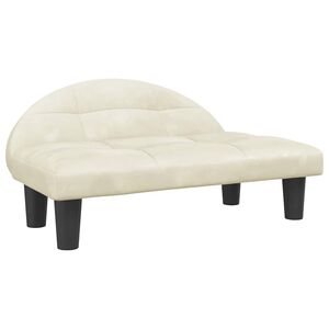 vidaXL Hundb&auml;dd gr&auml;ddvit 70x52x30 cm sammet