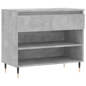 vidaXL Skosk&aring;p betonggr&aring; 70x36x60 cm konstruerat tr&auml;