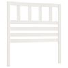 vidaXL S&auml;nggavel vit 81x4x100 cm massiv furu