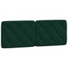 vidaXL Bed Frame without Mattress Dark Green 140x190 cm Velvet