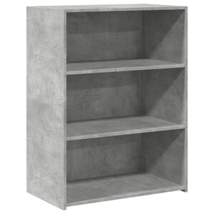 vidaXL Sk&auml;nk betonggr&aring; 70x41x93 cm konstruerat tr&auml;