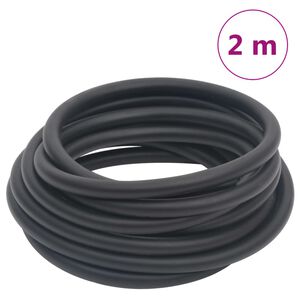 vidaXL Luftslang hybrid svart 2 m gummi och PVC