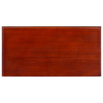 vidaXL Avlastningsbord klassisk brun 60x30x75 cm massiv mahogny