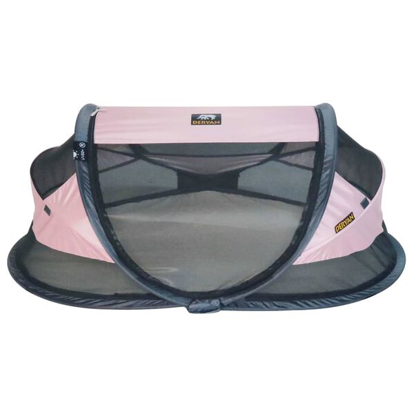 DERYAN Pop-up reses&auml;ng Baby Luxe med myggn&auml;t rosa