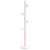 vidaXL Kl&auml;dh&auml;ngare rosa 172 cm pulverlackerat j&auml;rn