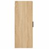 vidaXL V&auml;ggsk&aring;p sonoma-ek 34,5x34x90 cm