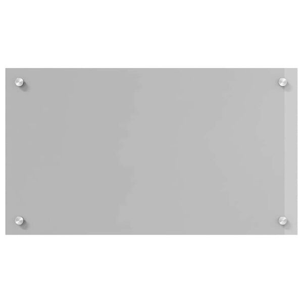 vidaXL K&ouml;kspl&aring;nbak 2 pcs Ljusgr&aring; 70 x 40 cm h&auml;rdat glas