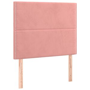 vidaXL S&auml;nggavel rosa 80x5x118/128 cm sammet