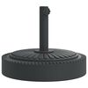 vidaXL Parasollfot f&ouml;r &Oslash;38 / 48 mm stolpar 25 kg rund