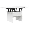 vidaXL Kaffeebord Vit 55 x 54,5 x 45 cm Konstruerat tr&auml;