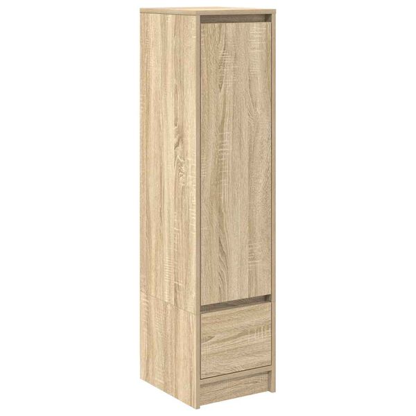 vidaXL Highboard sonoma ek 29,5x34x119,5 cm konstruerat tr&auml;