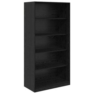 vidaXL Garderob Svart Ek 100 x 50 x 200 cm Konstruerat tr&auml;