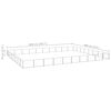 vidaXL Hundg&aring;rd silver 80 m&sup2; st&aring;l