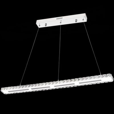 Hängande avlång taklampa LED med kristaller 13 W