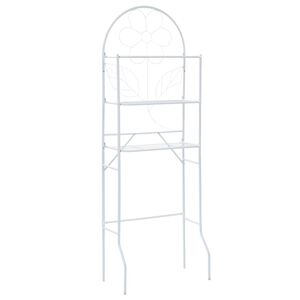 vidaXL Badrumshylla 60x33x174 cm vit