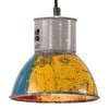 vidaXL H&auml;nglampa industriell 25 W flerf&auml;rgad rund 17 cm E27