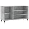 vidaXL Skosk&aring;p betonggr&aring; 102x36x60 cm konstruerat tr&auml;