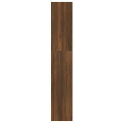 vidaXL Bokhylla/rumsavdelare brun ek 100x30x166 cm