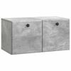 vidaXL V&auml;ggmonterad TV-b&auml;nk 59,5 x 31 x 30 cm Betonggr&aring;
