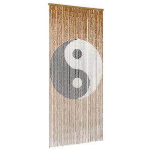 vidaXL Insektsd&ouml;rrgardin flerf&auml;rgad 200 x 90 cm Bambu