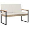 vidaXL Utomhusb&auml;nk 2 -Seater 107 x 61 x 80 cm konstrotting Rektangul&auml;r