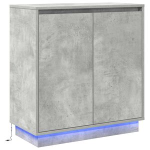 vidaXL LED-sido bord f&ouml;r Betonggr&aring; 71 x 34,5 x 75 cm Konstruerat tr&auml;